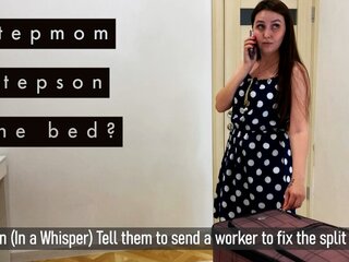 Stepmom and stepson share a..